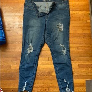 Universal Thread distressed high waist jeans